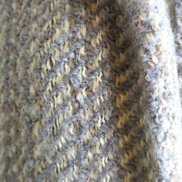 Coat Wool Gray Tapestries Ireland Limited Wool Coat Large - Picture 4 of 10